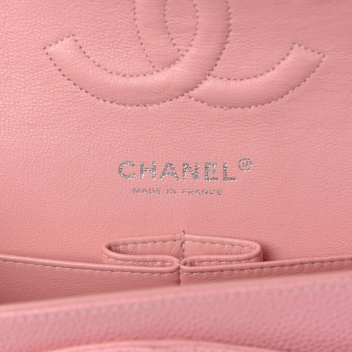 Chanel Caviar Quilted Medium Double Flap Pink 6 of 11