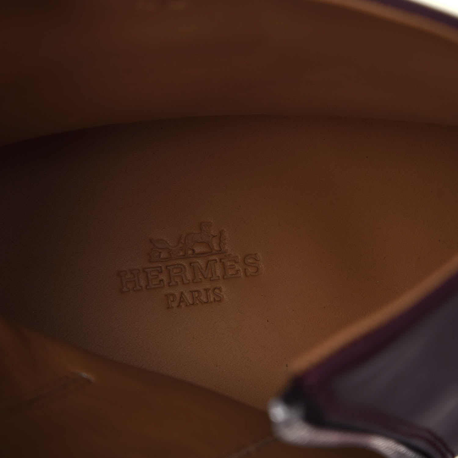 Hermes Patinated Calfskin Mens Sky Low Boots 40 Bordeaux 8 of 8