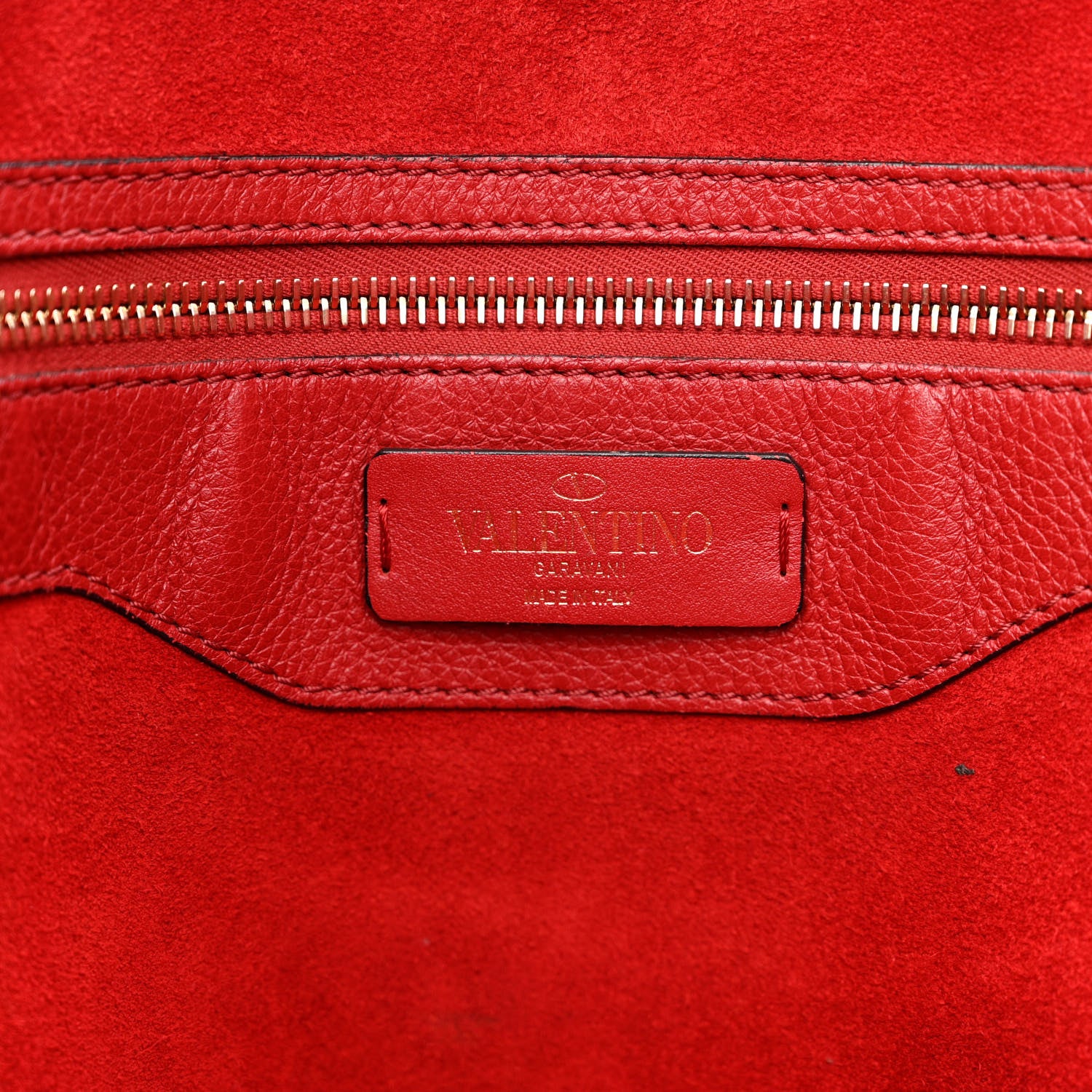 Valentino Garavani Grained Calfskin Rockstud Shoulder Tote Rosso Valentino 6 of 22