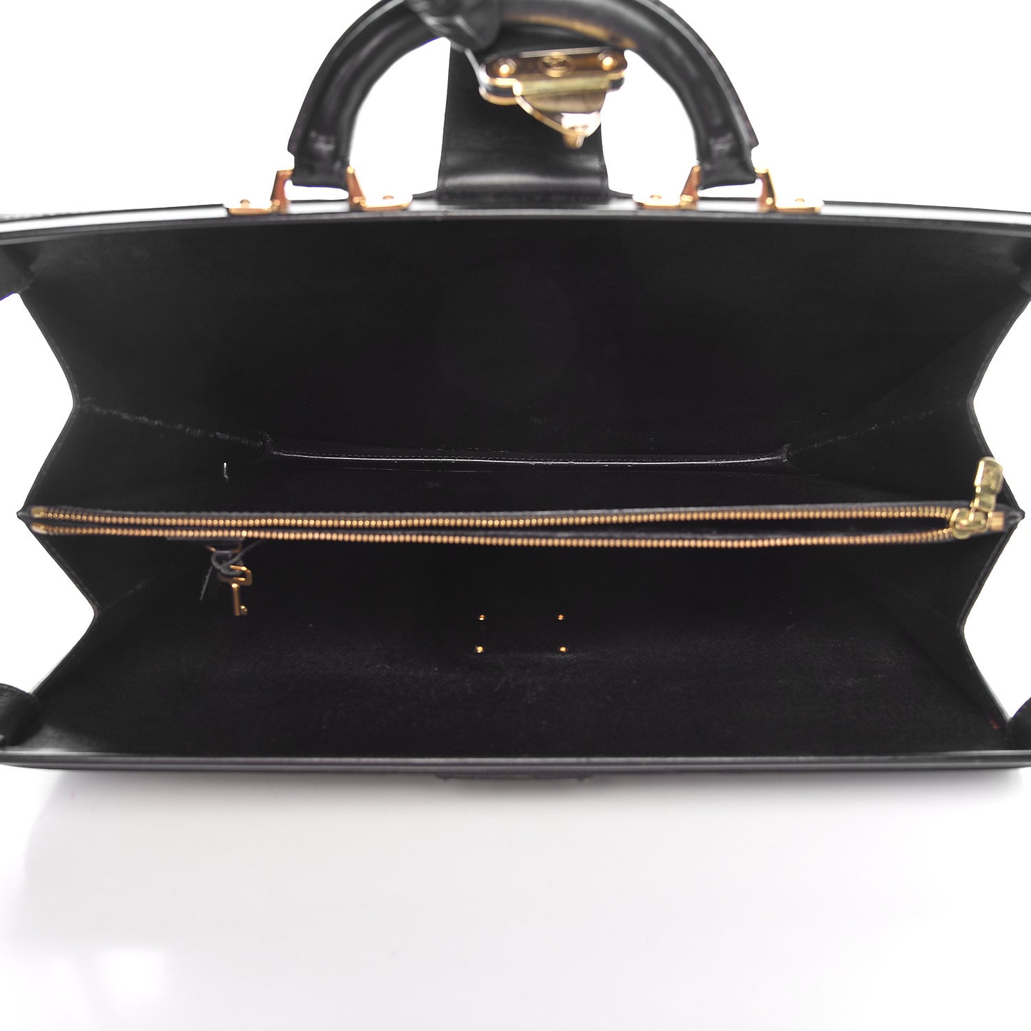 Epi Serviette Fermoir Briefcase Black