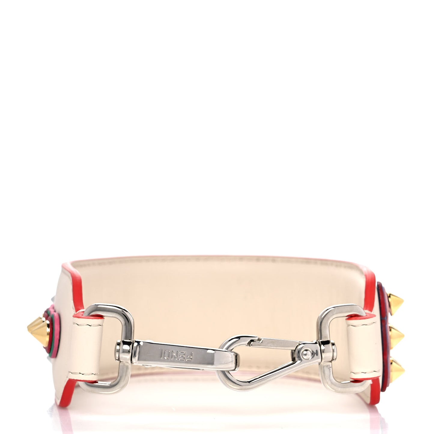 Vitello Dolce Fun Fair Metal Studded Strap You Camelia Multicolor
