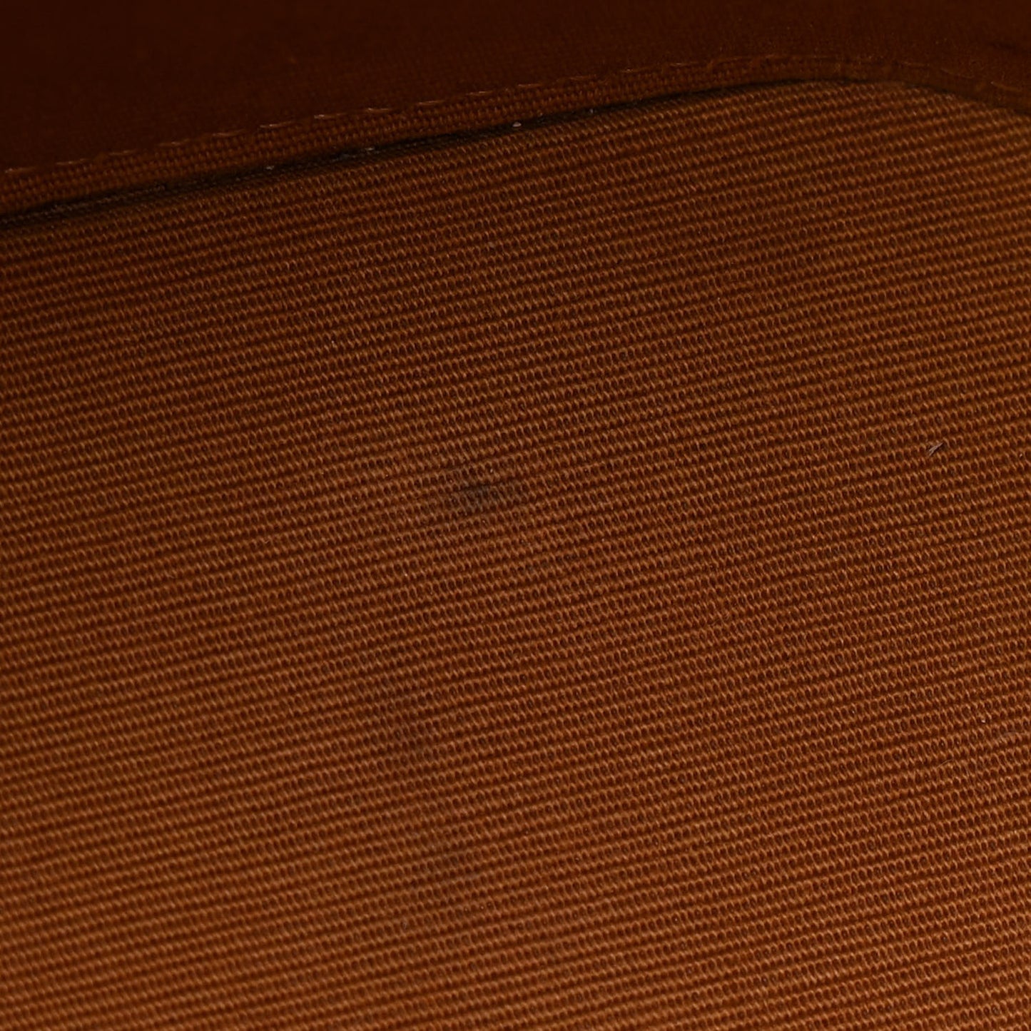 Triomphe Canvas Calfskin Medium Bucket Bag Tan