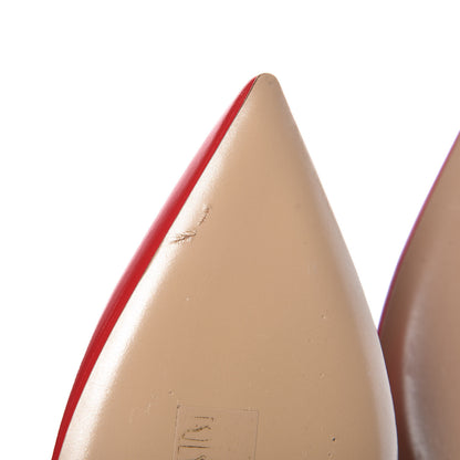 Valentino Garavani Patent Nappa Rockstud Ballerina Flats 39.5 Rosso Valentino Poudre 10 of 10
