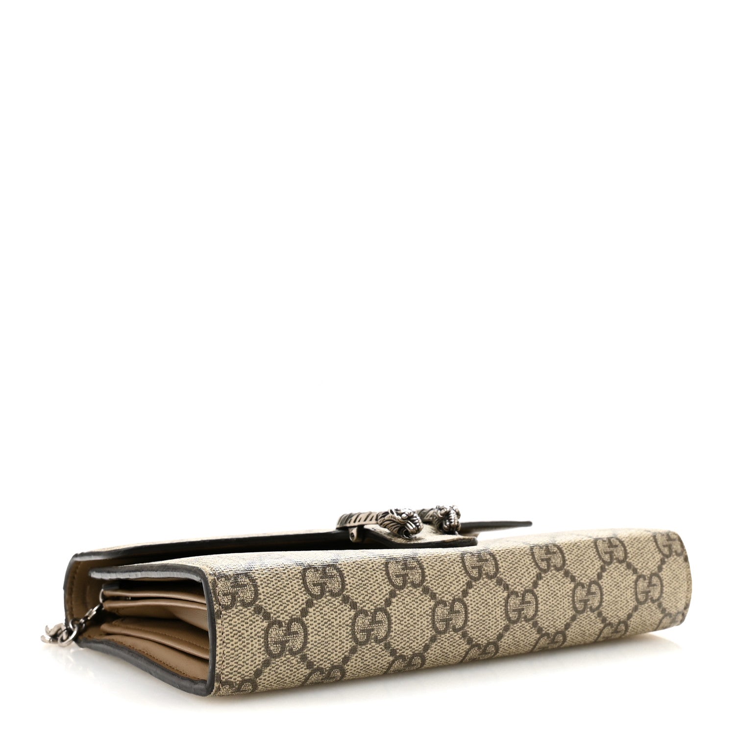 Gucci GG Supreme Monogram Mini Dionysus Chain Wallet 4 of 11