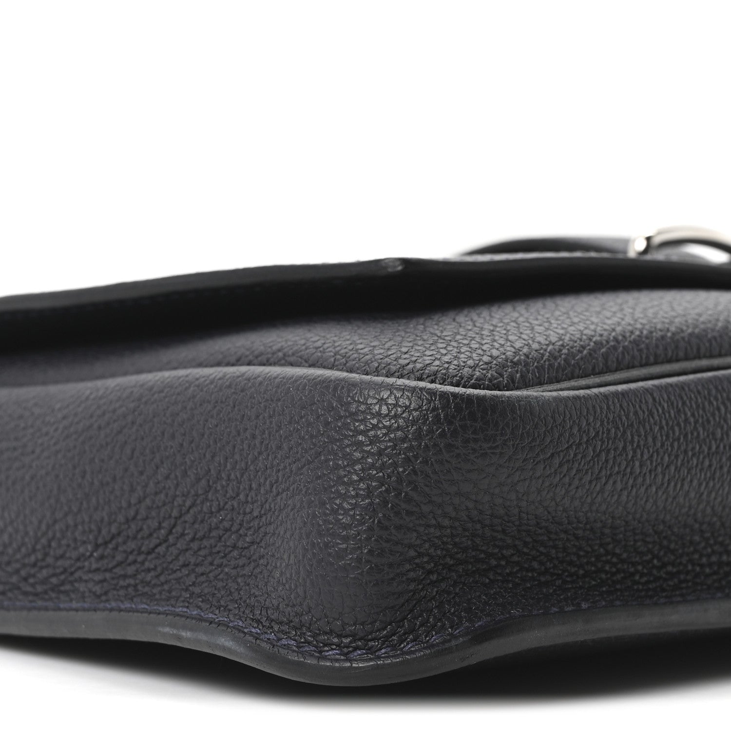 Hermes Togo Steve Light Messenger Bleu Nuit 9 of 10