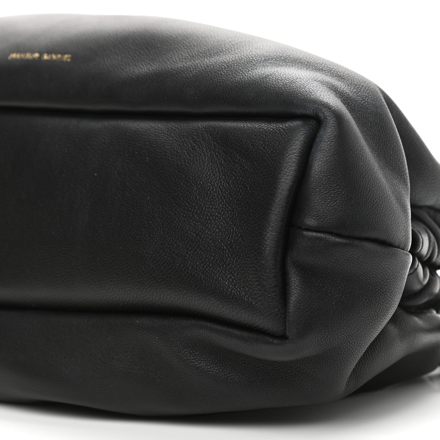 Mansur Gavriel Lambskin Mini Cloud Clutch Black Flamma 9 of 10