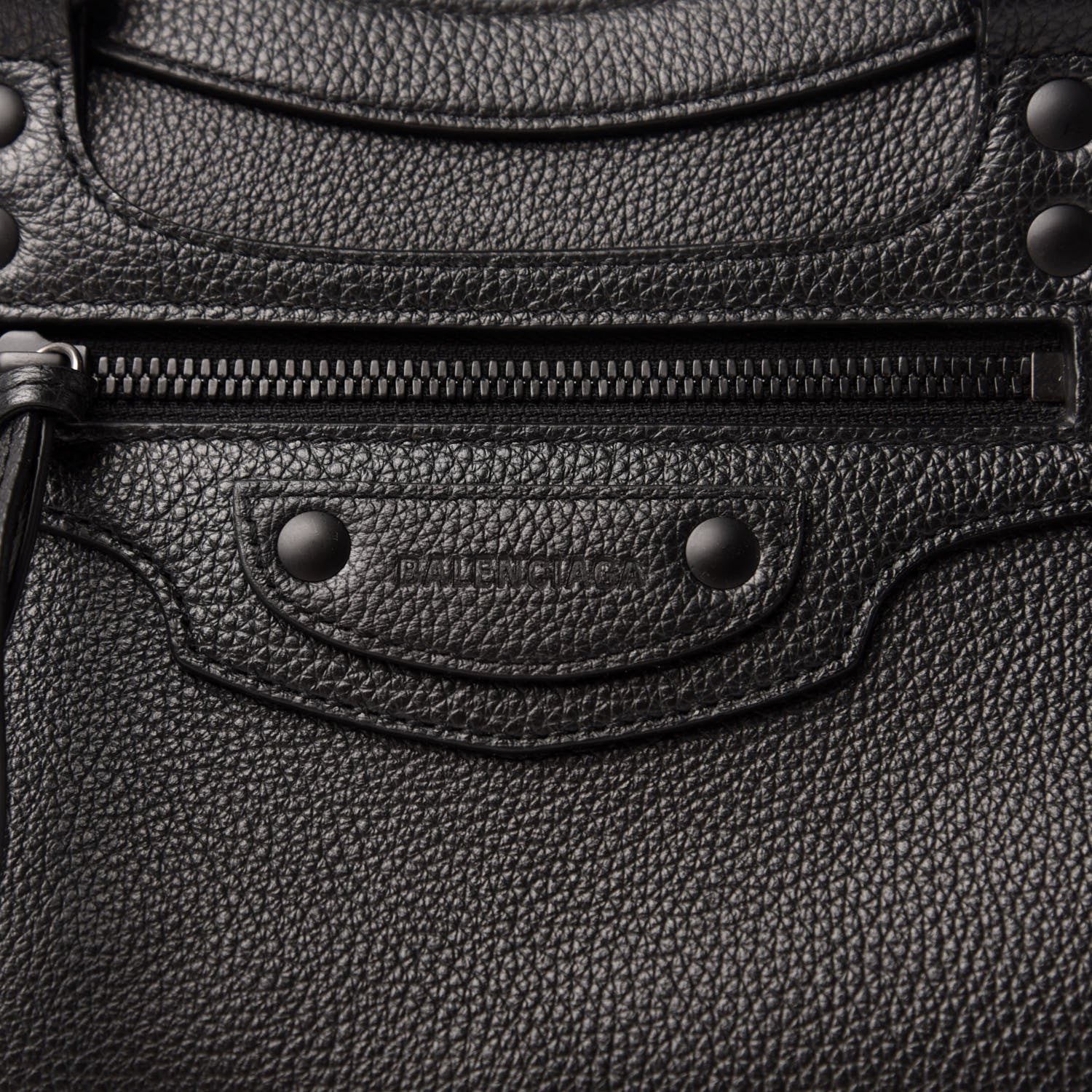Balenciaga Grained Calfskin Neo Classic Black Hardware S City Black 9 of 9