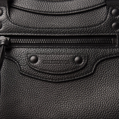 Balenciaga Grained Calfskin Neo Classic Black Hardware S City Black 9 of 9