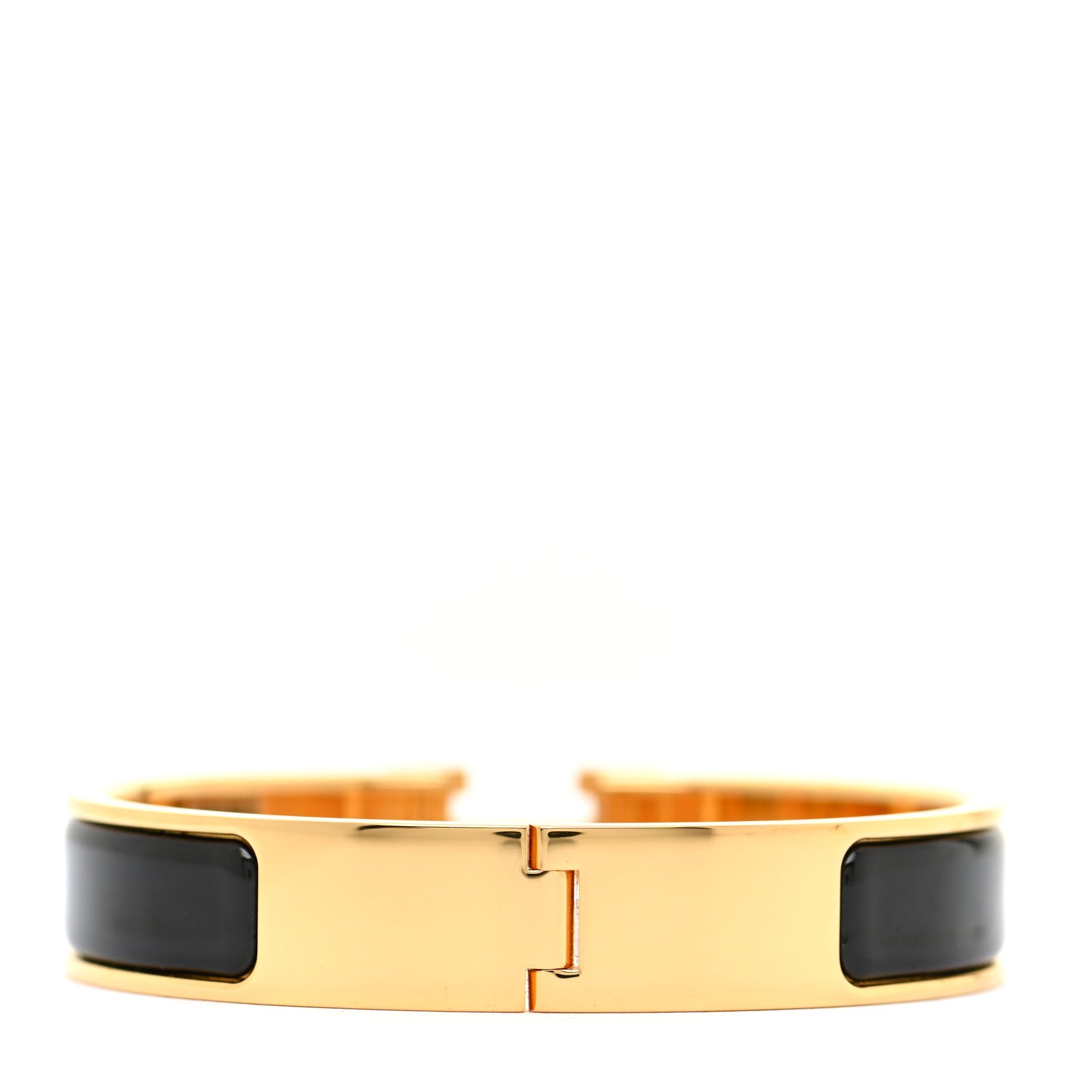 Hermes Enamel Narrow Clic Clac H Bracelet PM Black 3 of 6