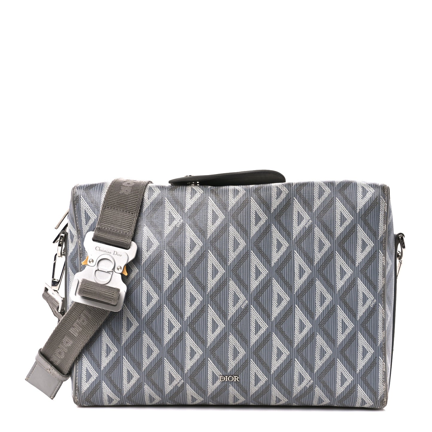Coated Canvas CD Messenger Gray