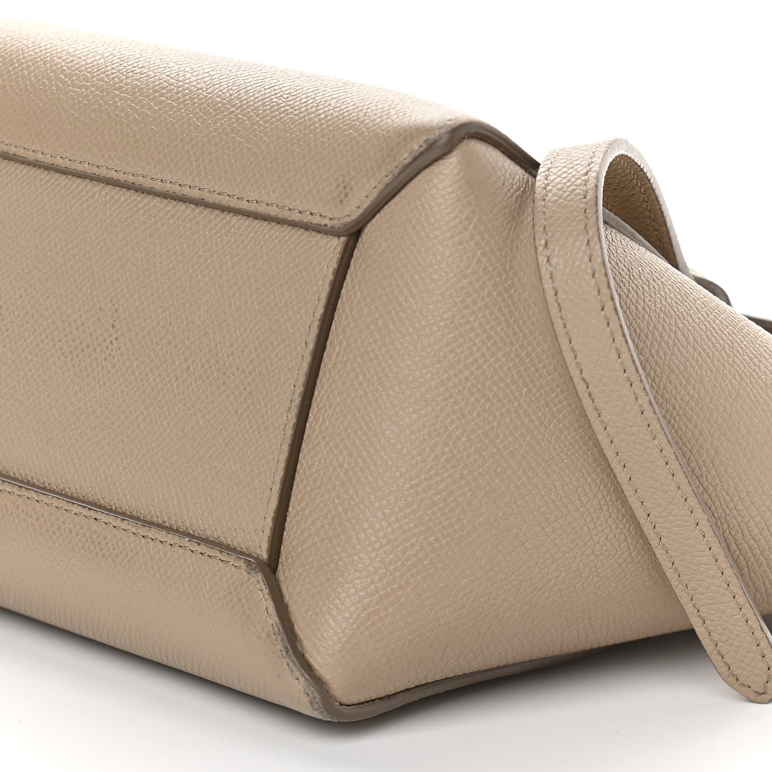 Celine Grained Calfskin Nano Belt Bag Light Taupe 9 of 12