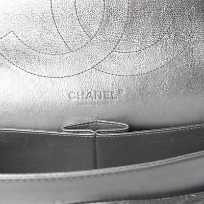 Chanel Metallic Lambskin Quilted 2.55 Reissue 227 Flap Silver 8 of 10