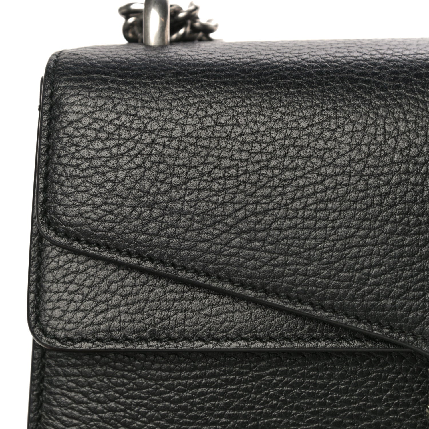 Gucci Pebbled Calfskin Small Dionysus Shoulder Bag Black 15 of 18