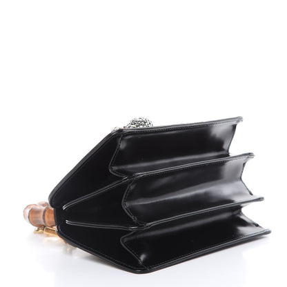 Gucci Calfskin Bamboo Mini Thiara Top Handle Bag Black 4 of 9