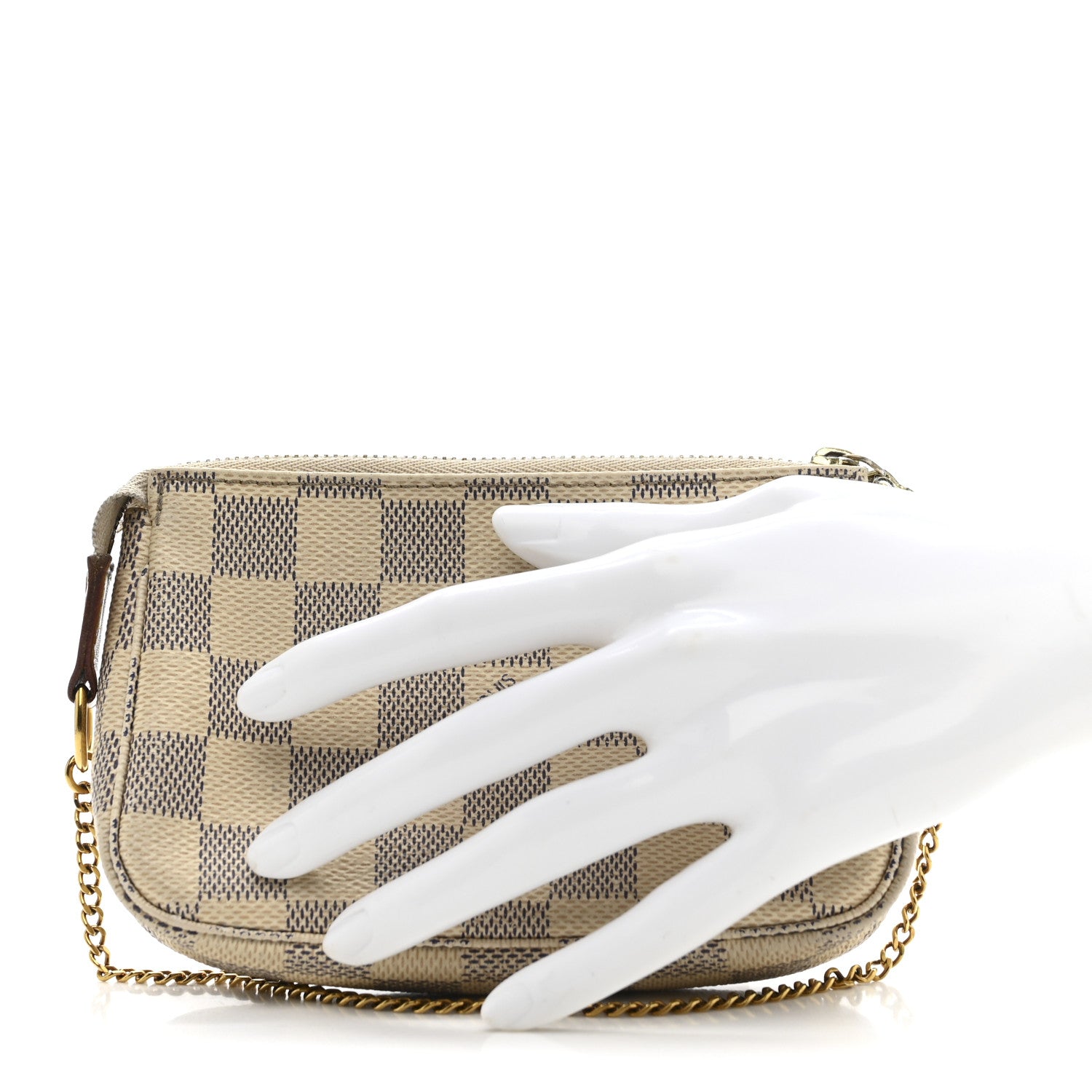 Louis Vuitton Damier Azur Mini Pochette Accessories 2 of 8