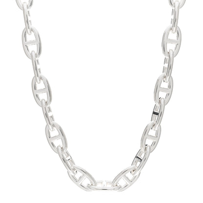 Hermes Sterling Silver GM Chaine D'Ancre Necklace 1 of 5
