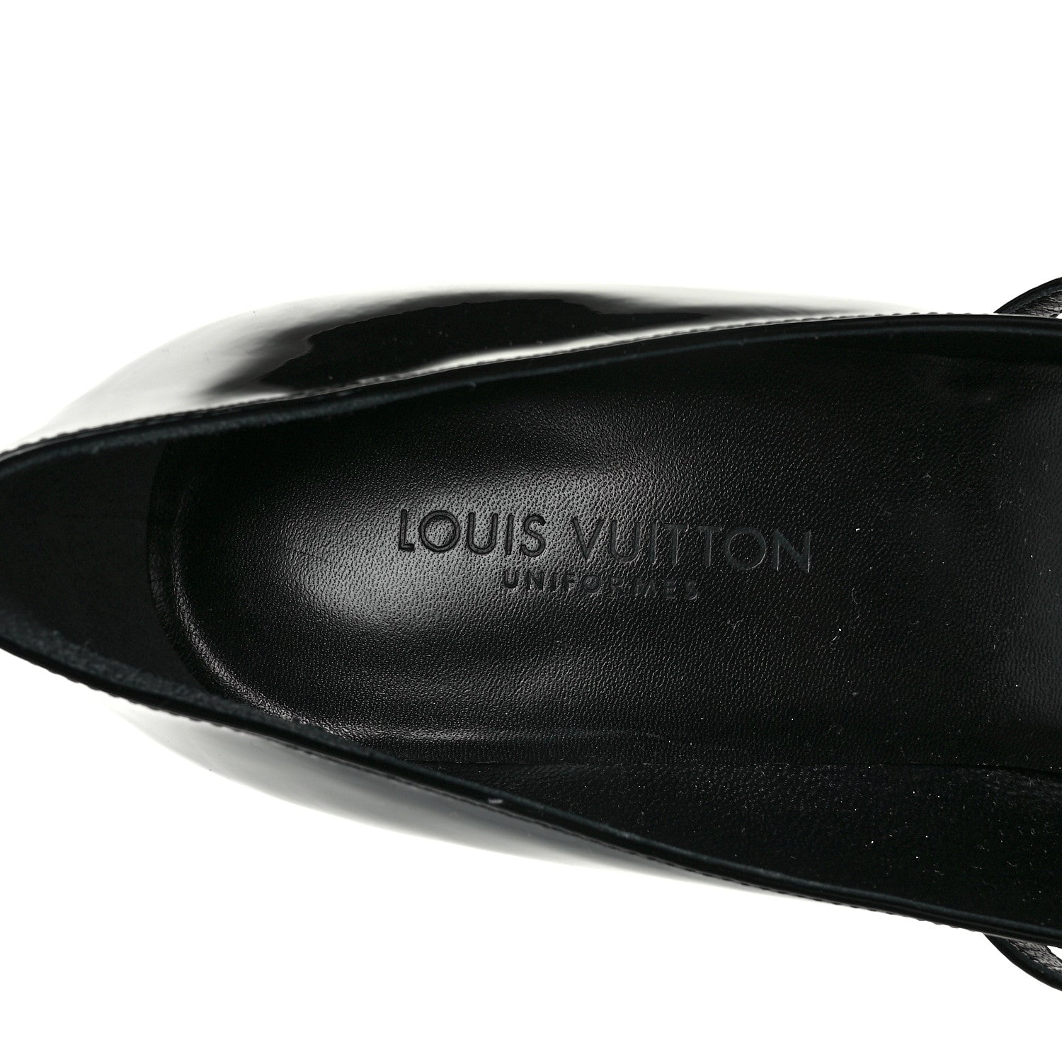 Louis Vuitton Patent Uniformes Silhouette 40mm Pumps 39 Black 8 of 9
