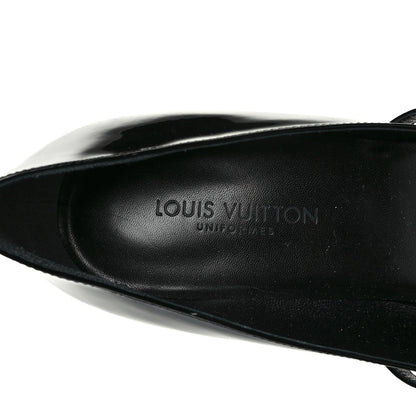 Louis Vuitton Patent Uniformes Silhouette 40mm Pumps 39 Black 8 of 9