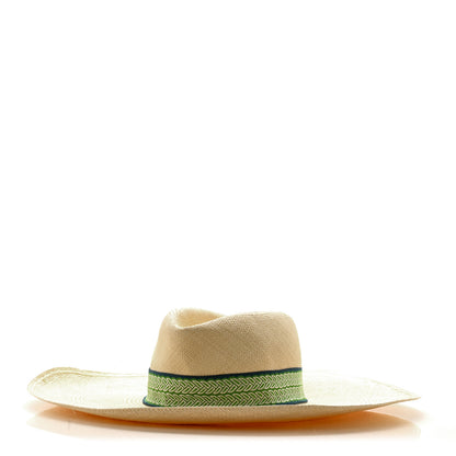 Hermes Straw Arizona Panama Brisa Hat 57 Naturel Multicolor 1 of 10