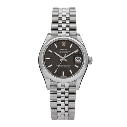 Rolex Stainless Steel 31mm Oyster Perpetual Datejust Watch Dark Grey 278240 1 of 5