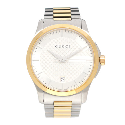 Gucci Stainless Steel 38mm G-Timeless Two Tone Quartz Watch 1 of 6