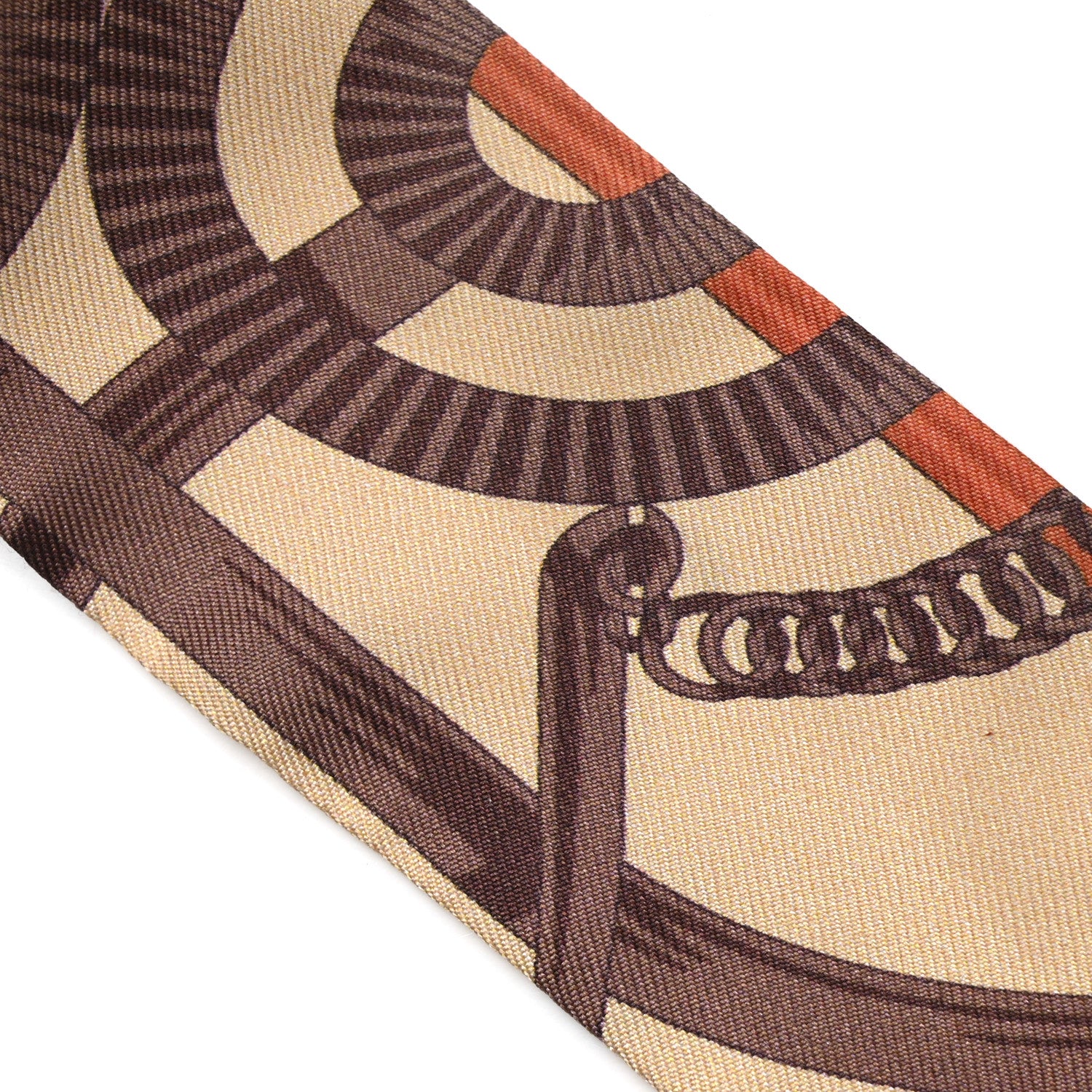 Hermes Silk Eperon d'Or Twilly 5 of 5