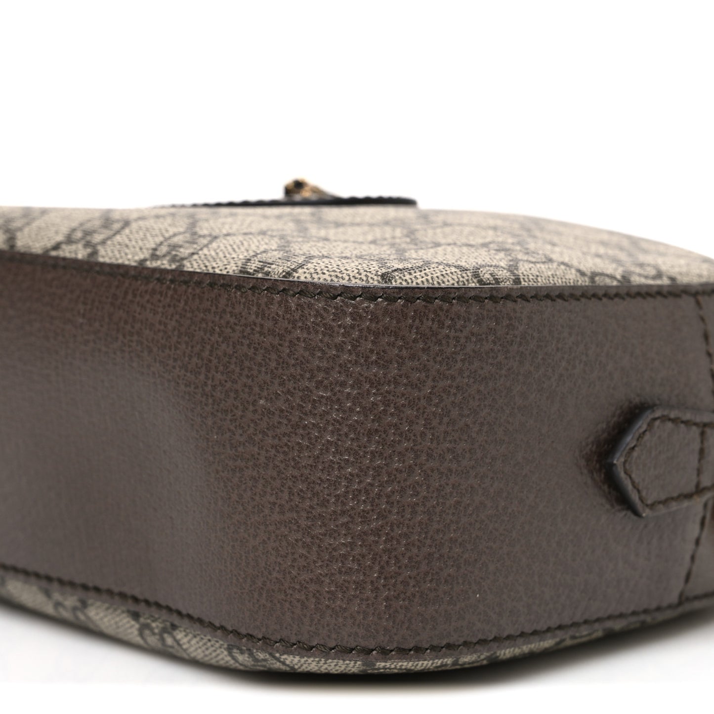 GG Supreme Monogram Web Neo Vintage Shoulder Bag Beige New Acero Crop