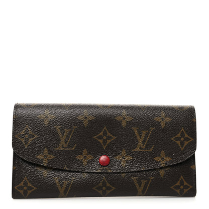 Louis Vuitton Monogram Emilie Wallet Rouge 1 of 13