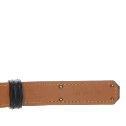 Hermes Epsom Kelly Belt Black 5 of 7