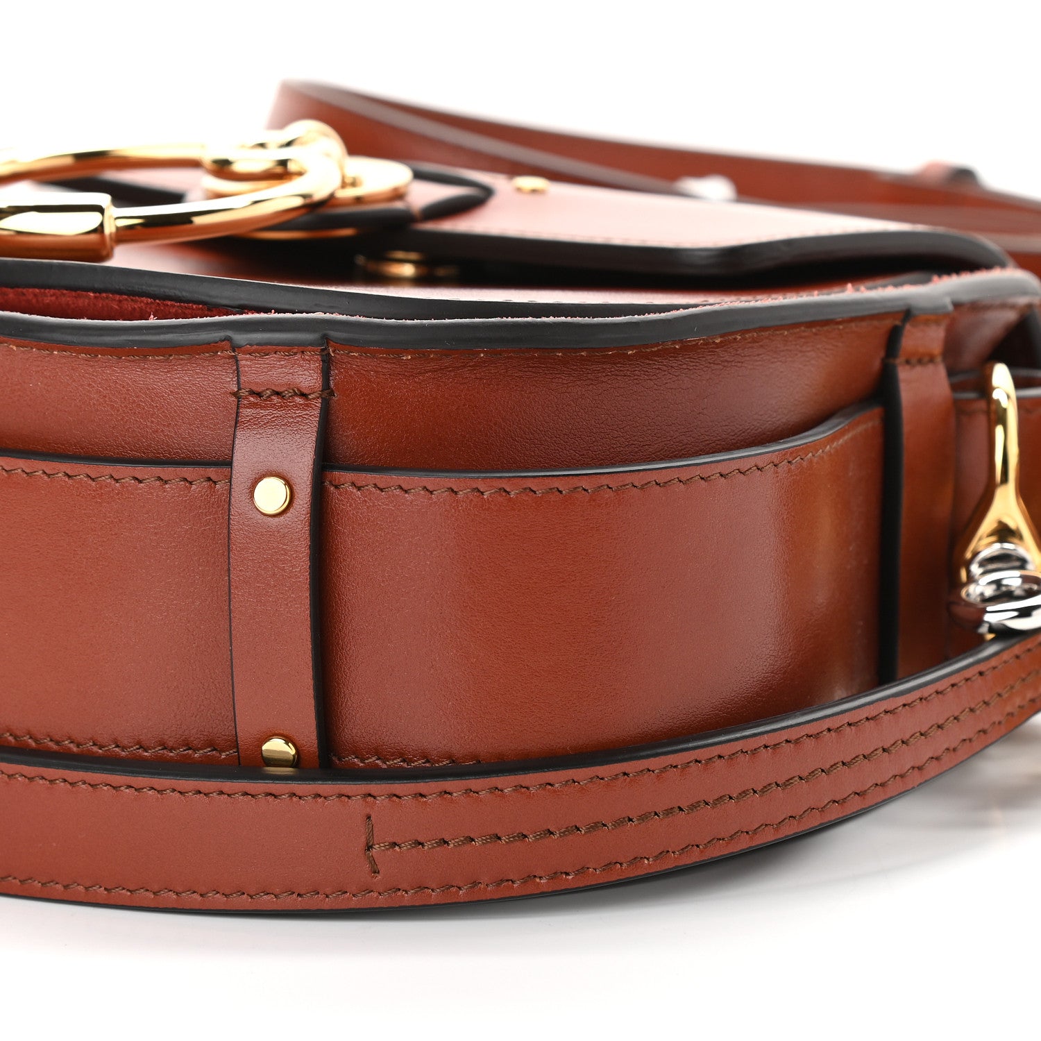 Chloe Calfskin Small Tess Bag Sepia Brown 8 of 9