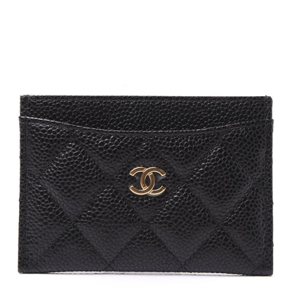 Chanel Caviar Quilted Card Holder Black 1 of 11