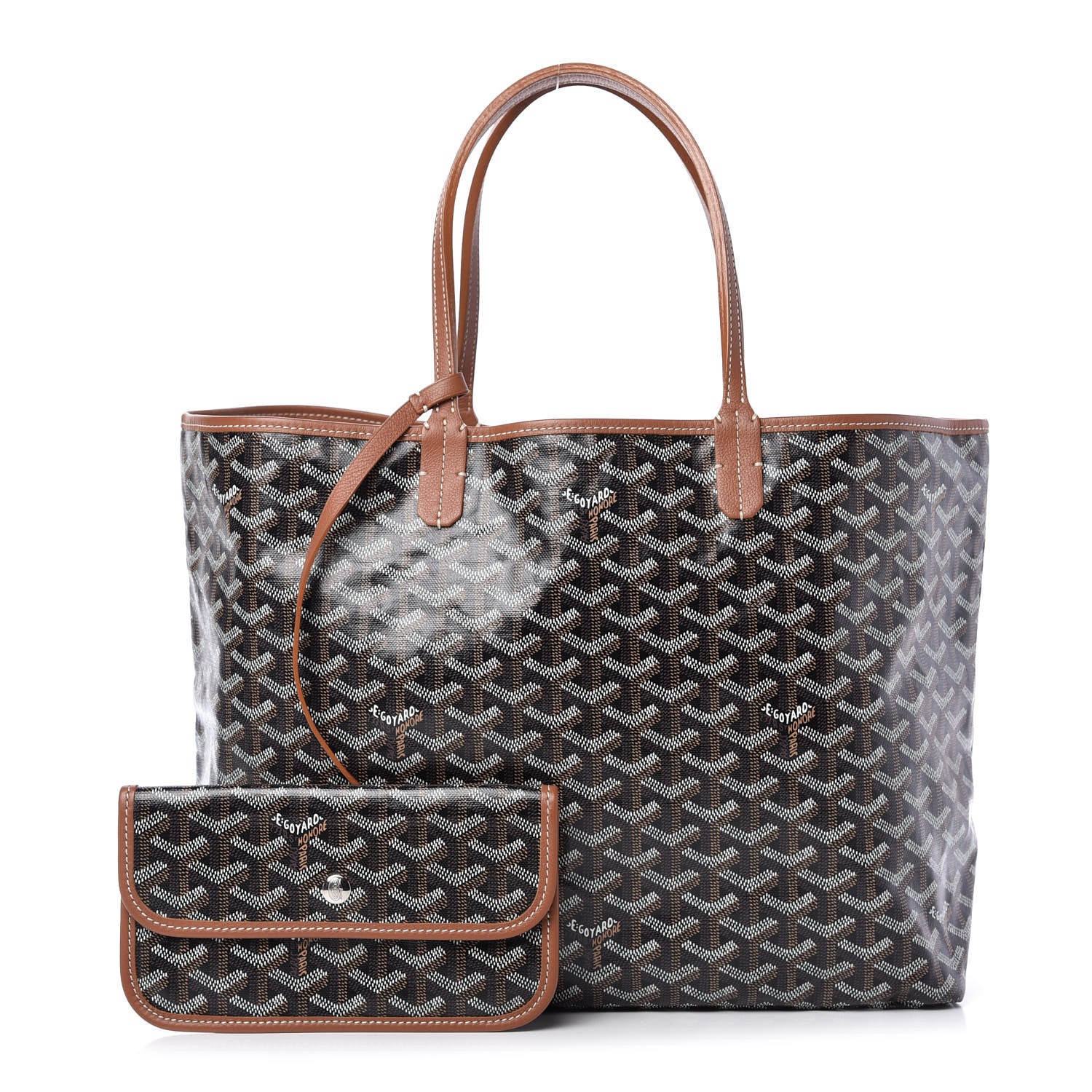 Goyard Goyardine Saint Louis PM Black Gold 1 of 8