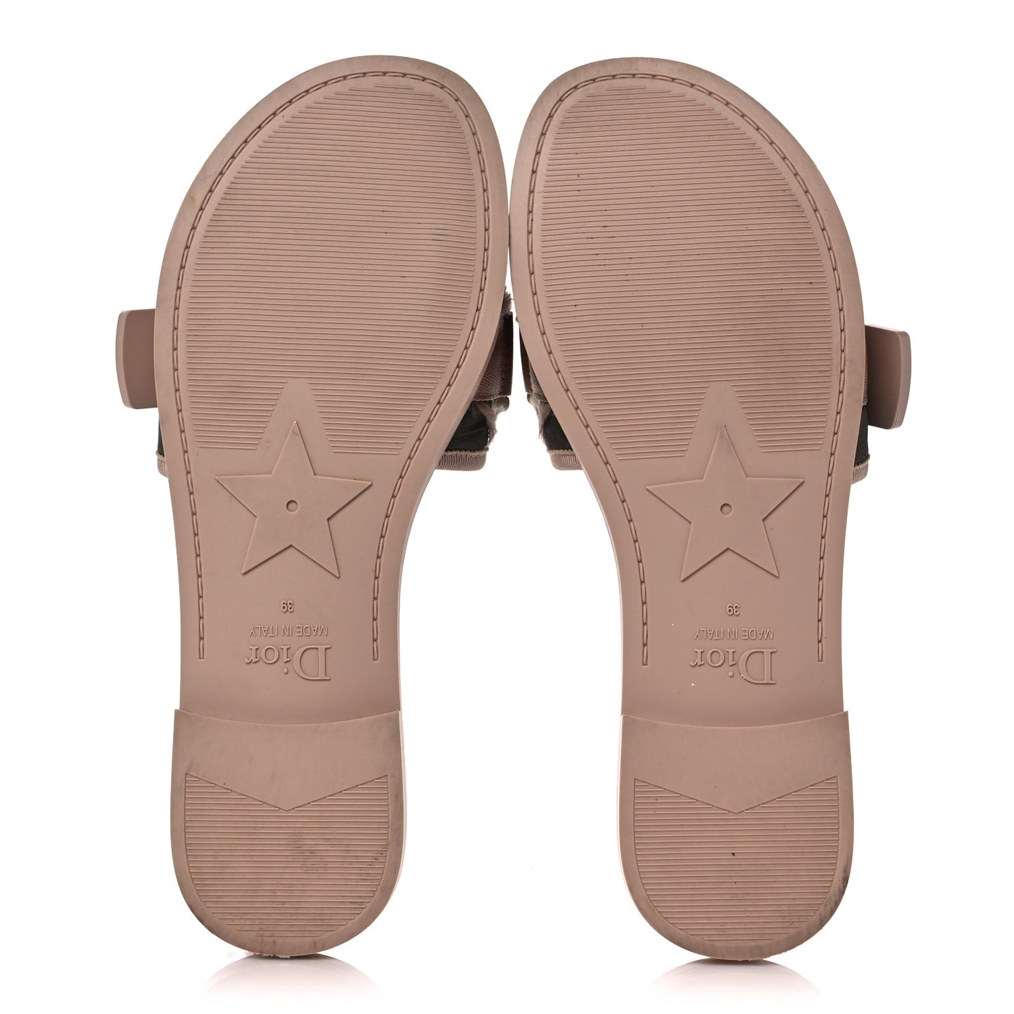 Nylon Camouflage Dio(r)evolution Slide Sandals 39 Nude
