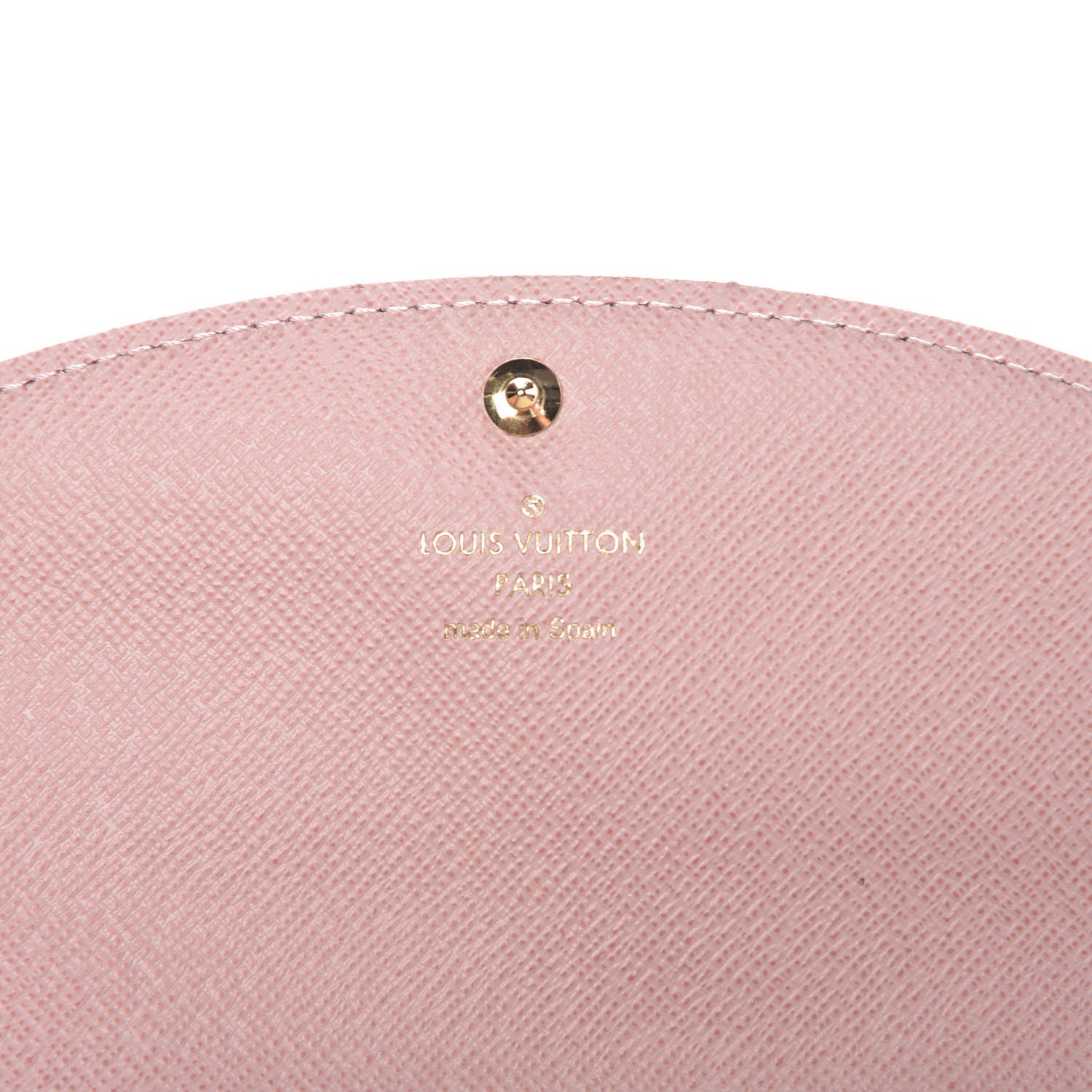 Louis Vuitton Damier Ebene Caissa Wallet Rose Ballerine 6 of 10
