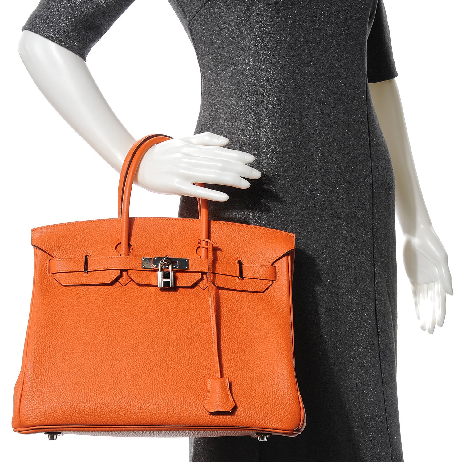 Hermes Togo Birkin 35 Orange 2 of 9