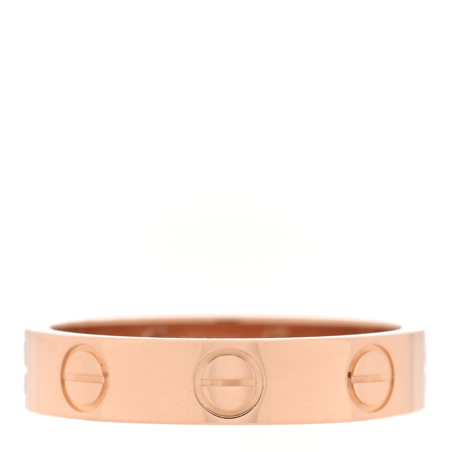 Cartier 18K Pink Gold 3.5mm LOVE Wedding Band Ring 47 4 1 of 4