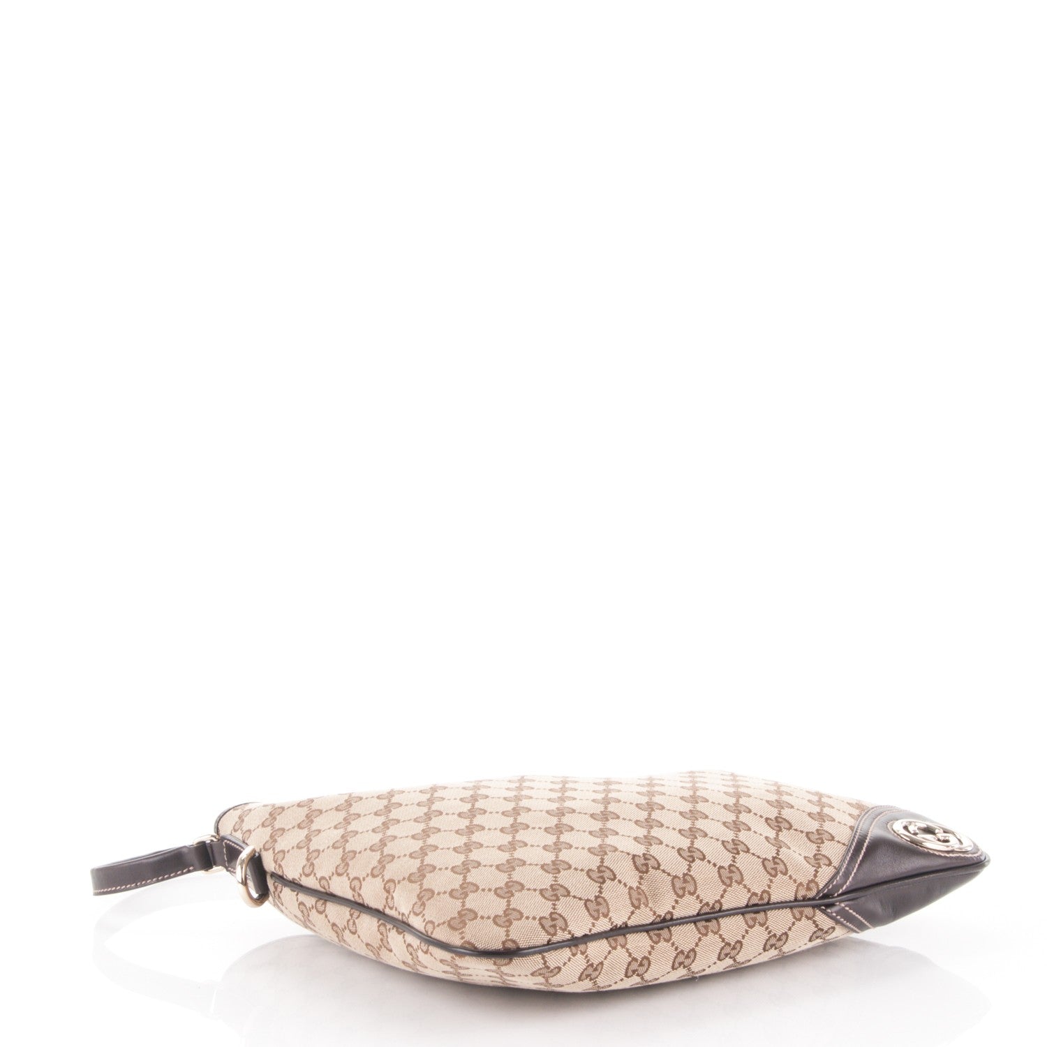 Gucci Monogram Medium New Britt Hobo Dark Brown 4 of 7