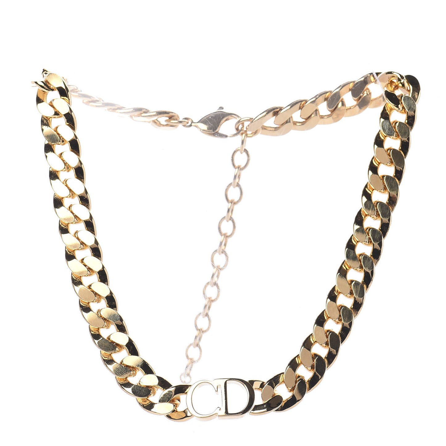 Metal Danseuse Etoile Chain Choker Necklace Gold