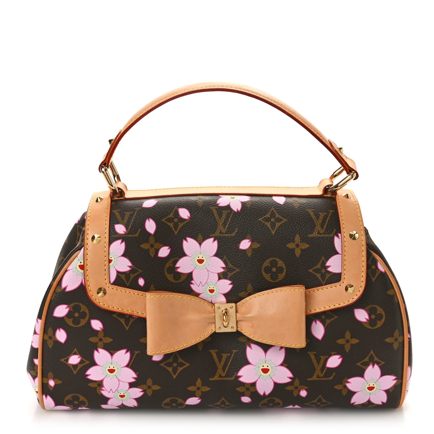 Monogram Cherry Blossom Sac Retro Bag Brown