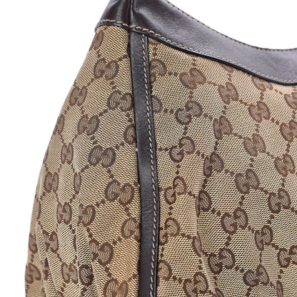 Gucci Monogram D Ring Gold Hobo Dark Brown 11 of 14