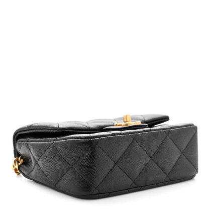 Chanel Caviar Quilted Mini Sweetheart Flap Black 4 of 11