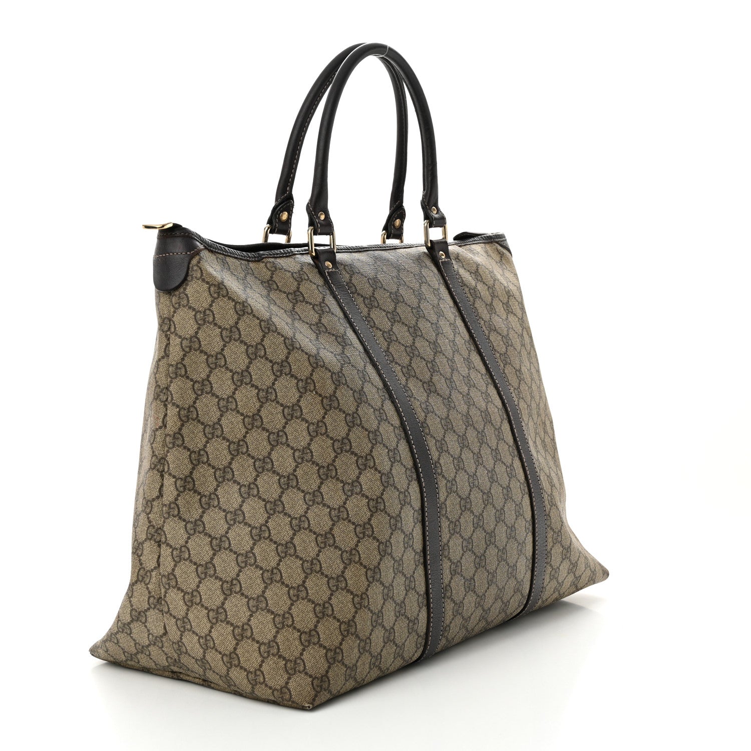 Gucci GG Plu Monogram Medium Joy Tote Bag Brown 3 of 19