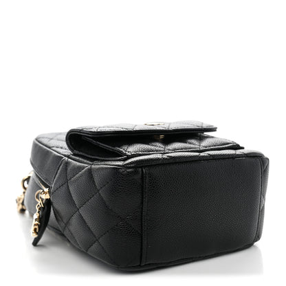 Chanel Caviar Quilted CC Mini Classic Backpack Black 3 of 10
