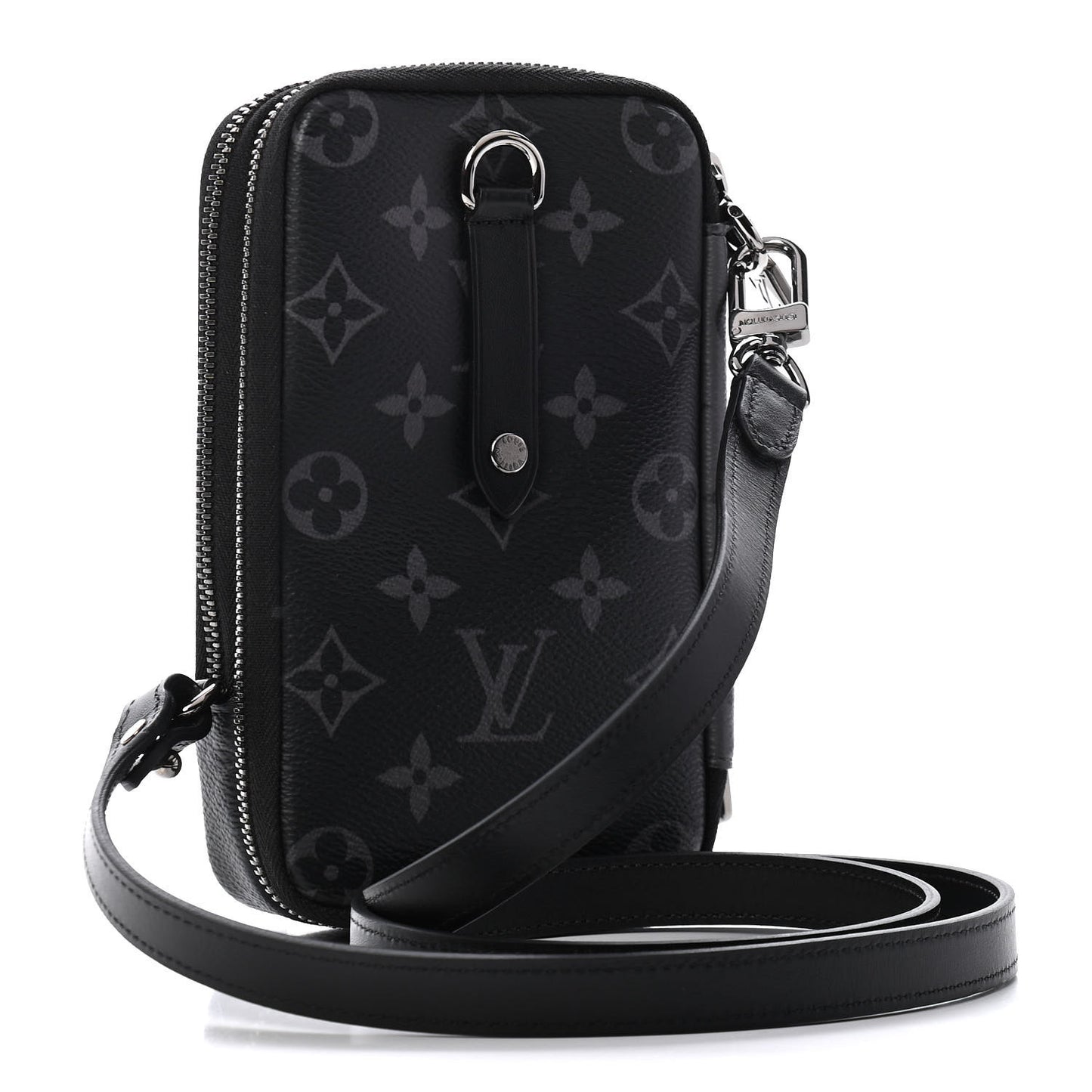 Monogram Eclipse Reverse Double Phone Pouch