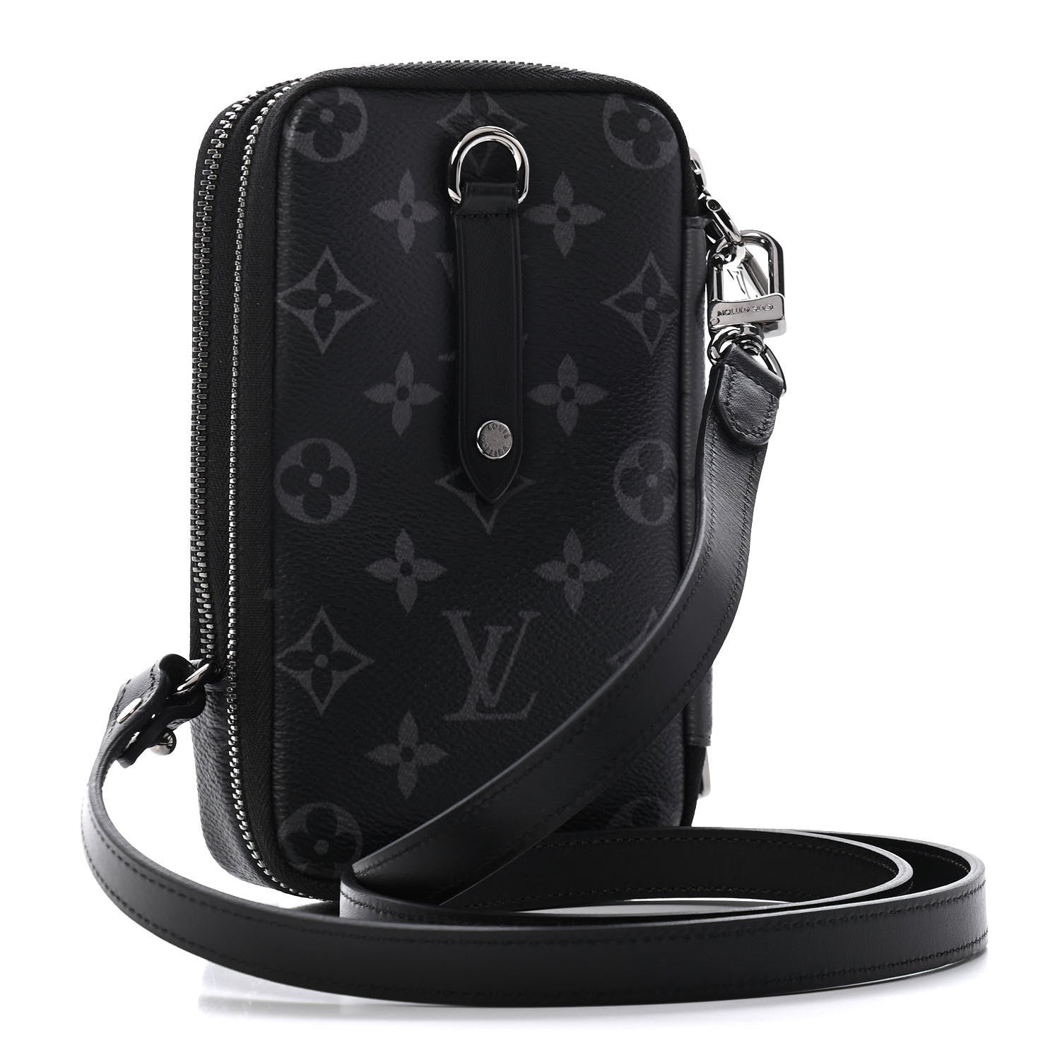 Louis Vuitton Monogram Eclipse Reverse Double Phone Pouch 3 of 10
