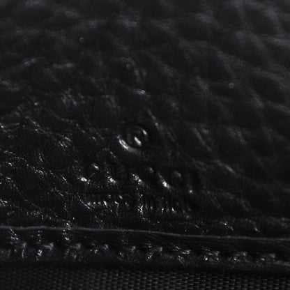 Gucci Pebbled Calfskin Studded Soho Zip Around Wallet Black 6 of 7