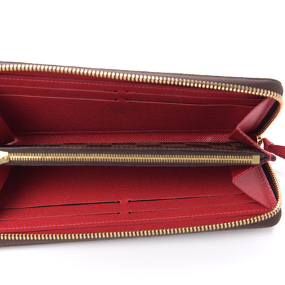 Louis Vuitton Damier Ebene Clemence Wallet Cherry 5 of 8