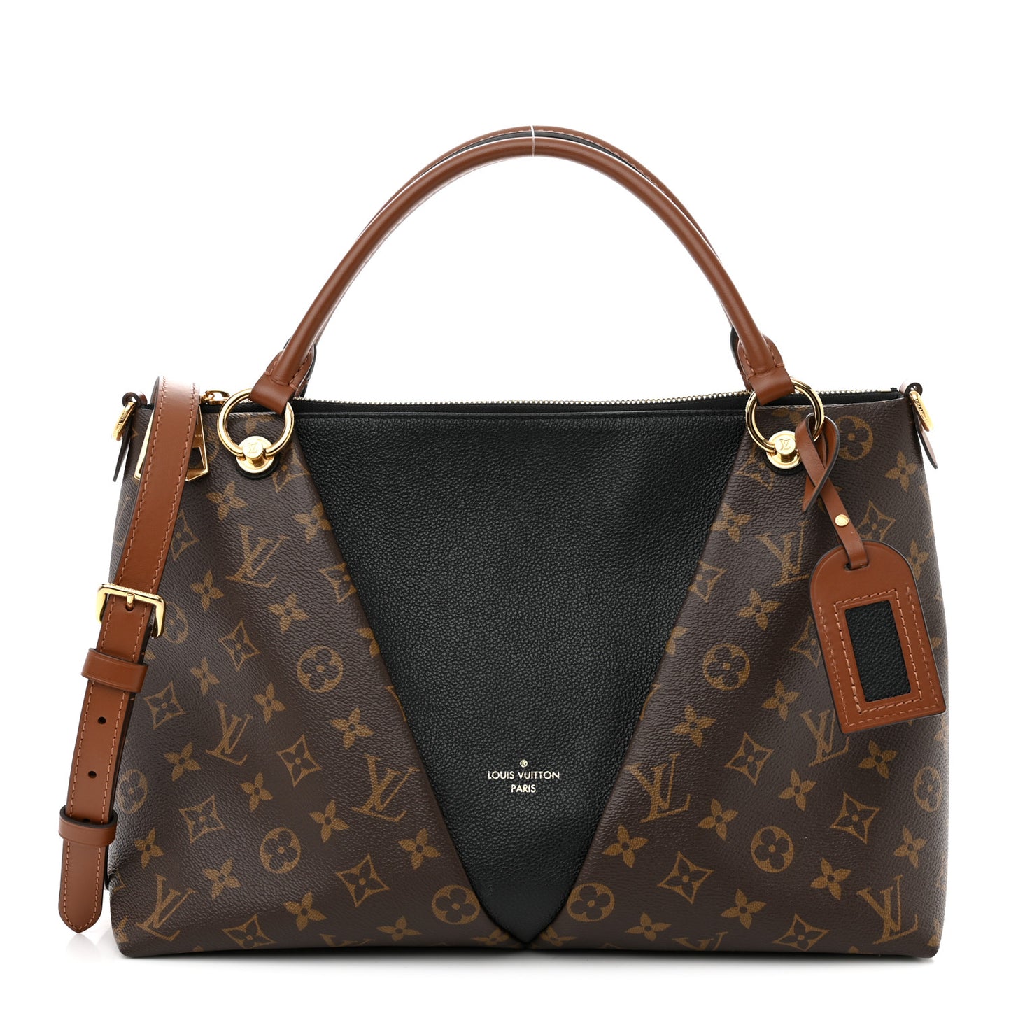 Monogram V Tote MM Black