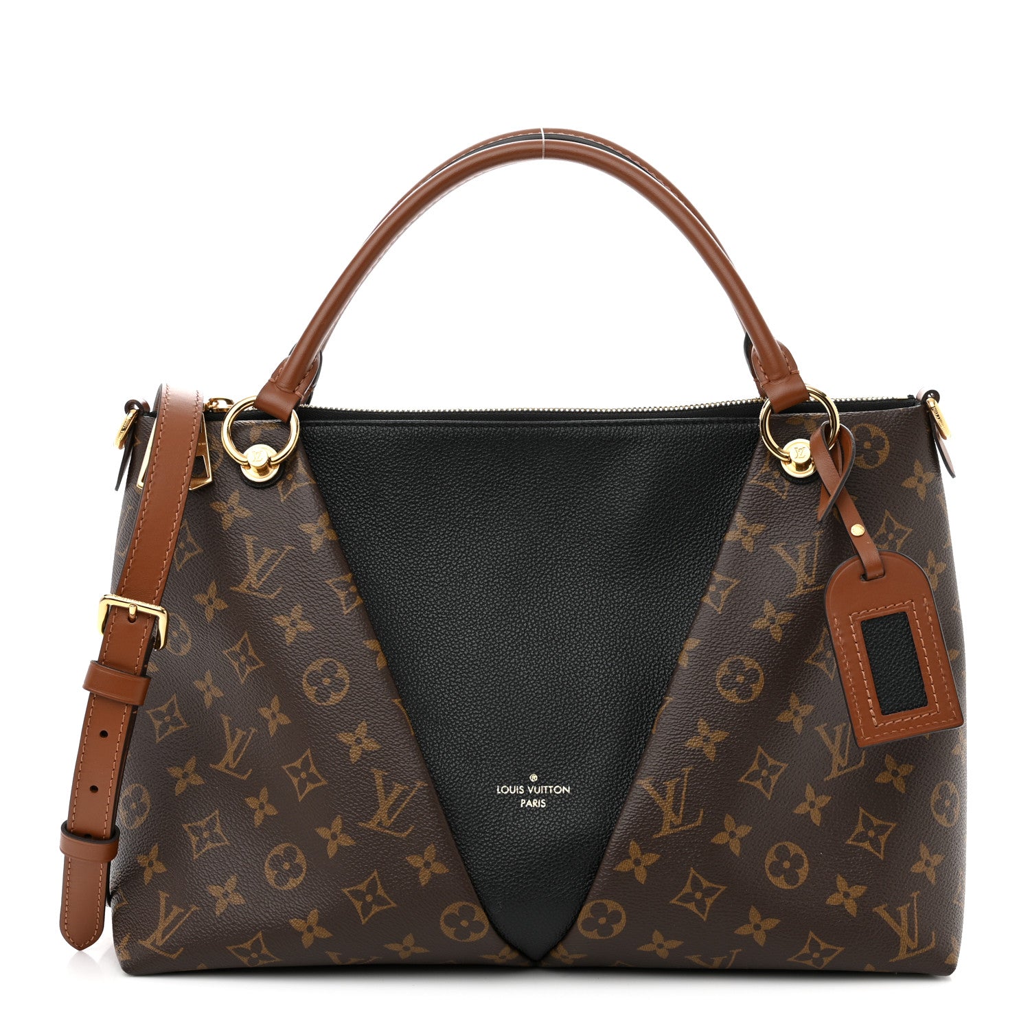Louis Vuitton Monogram V Tote MM Black 1 of 9