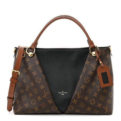 Louis Vuitton Monogram V Tote MM Black 1 of 9